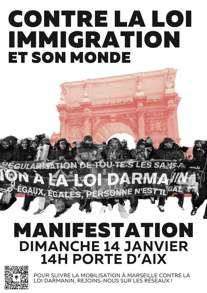 APPEL A MANIFESTER - Loi sur l’immigration, une victoire pour la droite extrême et l’extrême droite